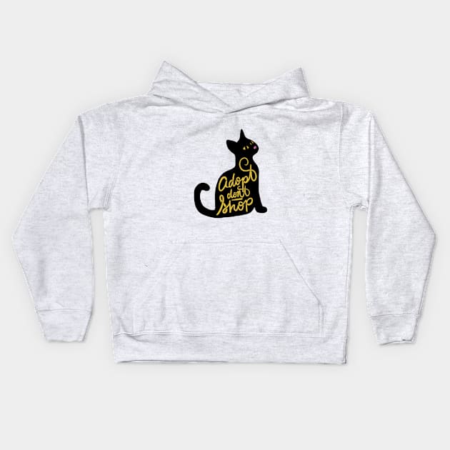 Adopt don't shop Kids Hoodie by bubbsnugg